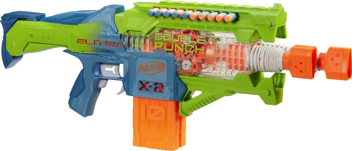 Elite 2.0 Double Punch - Blaster by Nerf in Multicolour – product photo