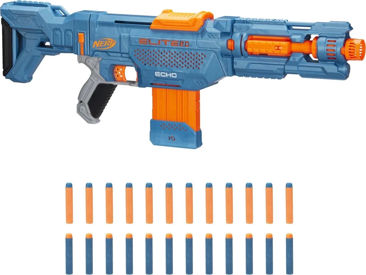 Elite 2.0 Echo CS 10 von Nerf in Blau, Orange – Produktfoto