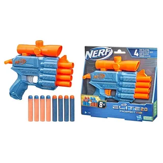 Elite 2.0 Prospect QS 4 - Blaster fra Nerf i Blå – produktbillede 3 af 5