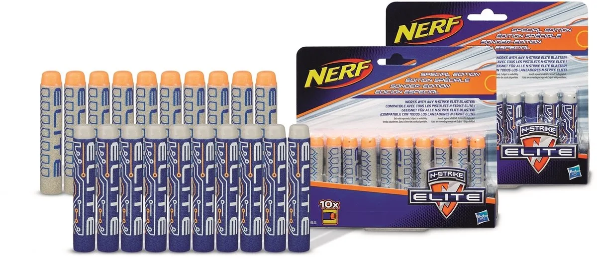 ELITE DECO REFILLS 10 ST van Nerf in Blauw – productfoto