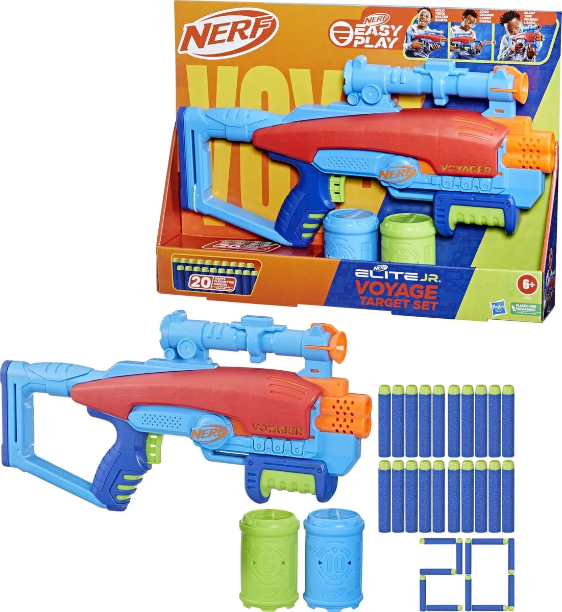 Elite Jr Voyage Target Set (7216361) de Nerf en Multicolore – photo du produit
