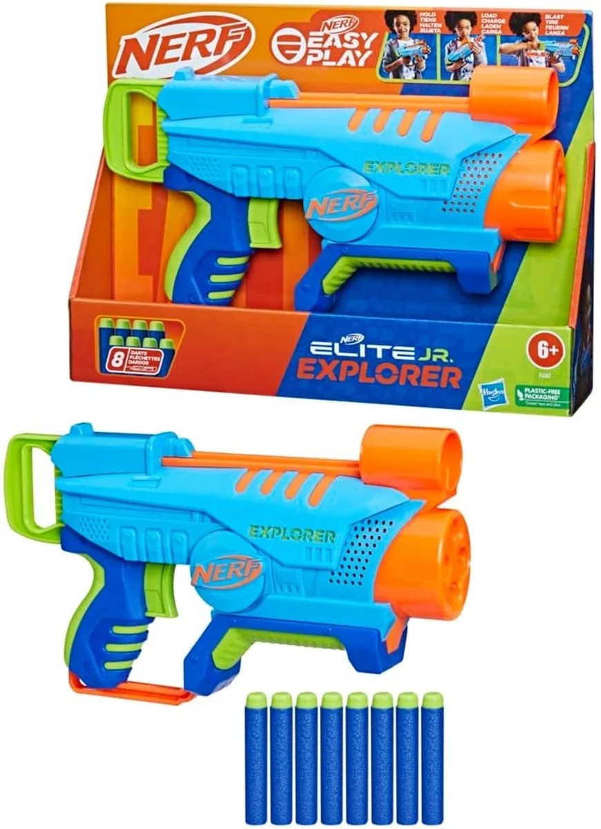 Elite Junior Explorer - Speelgoedblaster från Nerf i Blå – produktbild