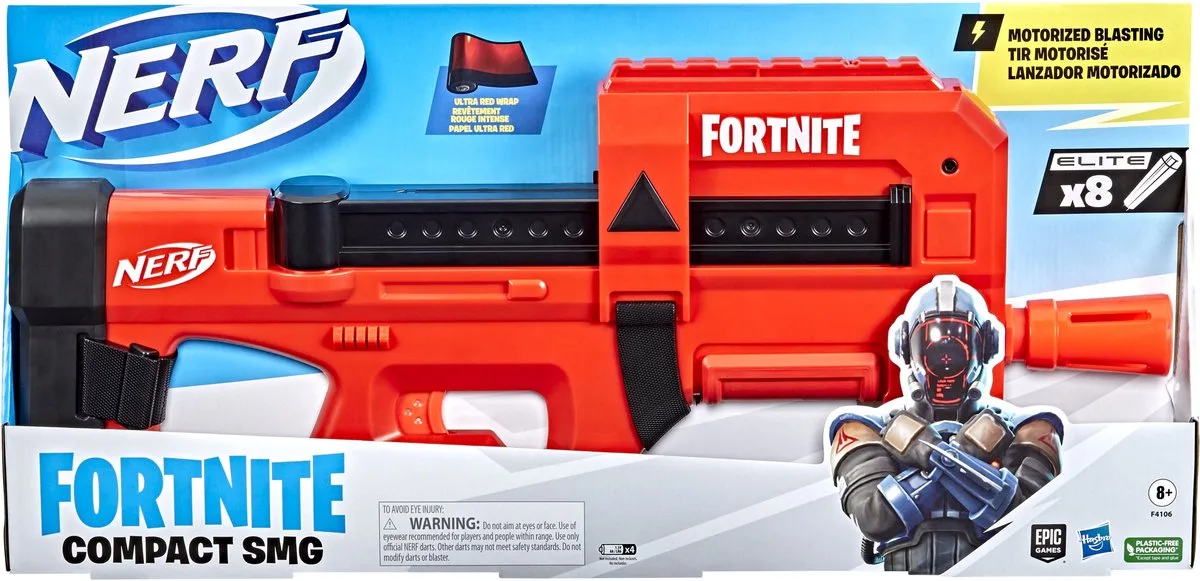 Fortnite Compact SMG från Nerf i Röd – produktbild