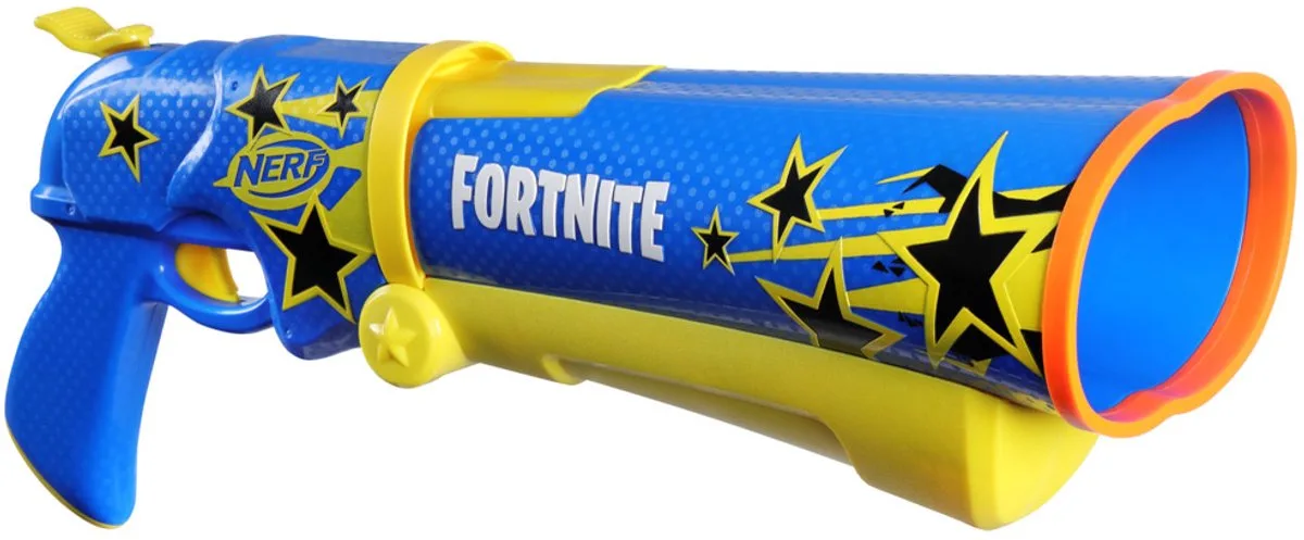 Fortnite Half Tone Hero van Nerf in Blauw, Geel – productfoto