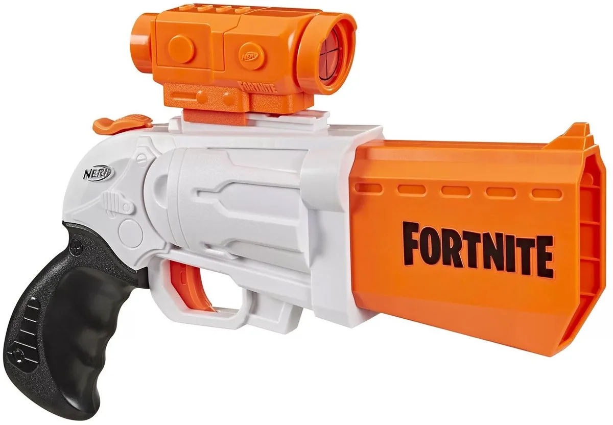 Fortnite SR - Blaster van Nerf in Wit – productfoto
