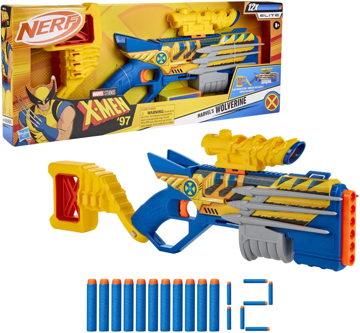 Marvel Wolverine Blaster von Nerf in Mehrfarbig – Produktfoto