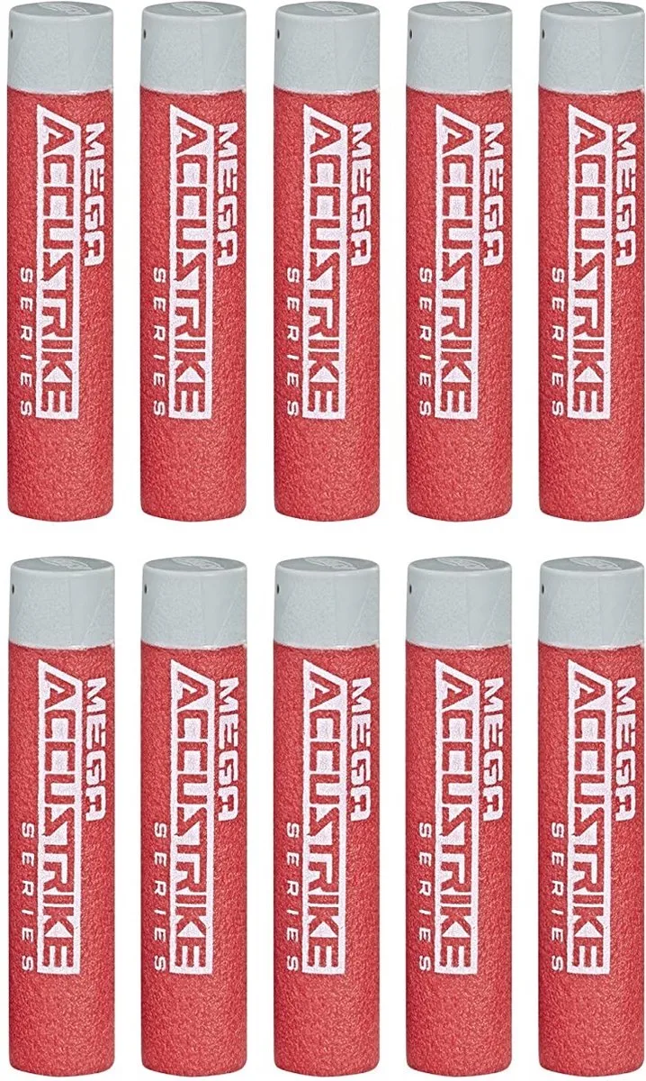 Mega Accustrike Refill - 10 Mega pijlen de Nerf – photo du produit