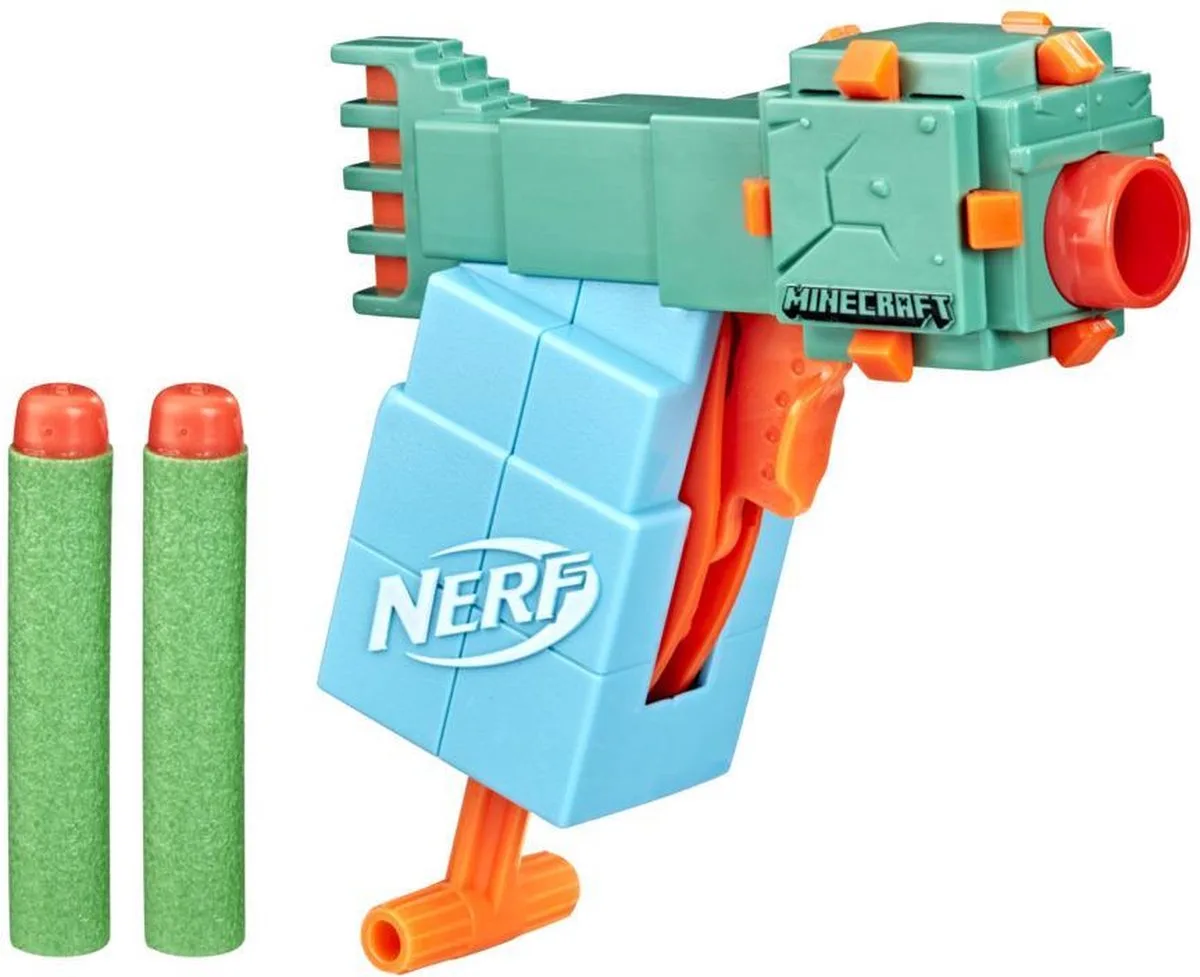 Microshots Minecraft Guardian by Nerf in Blue – product photo