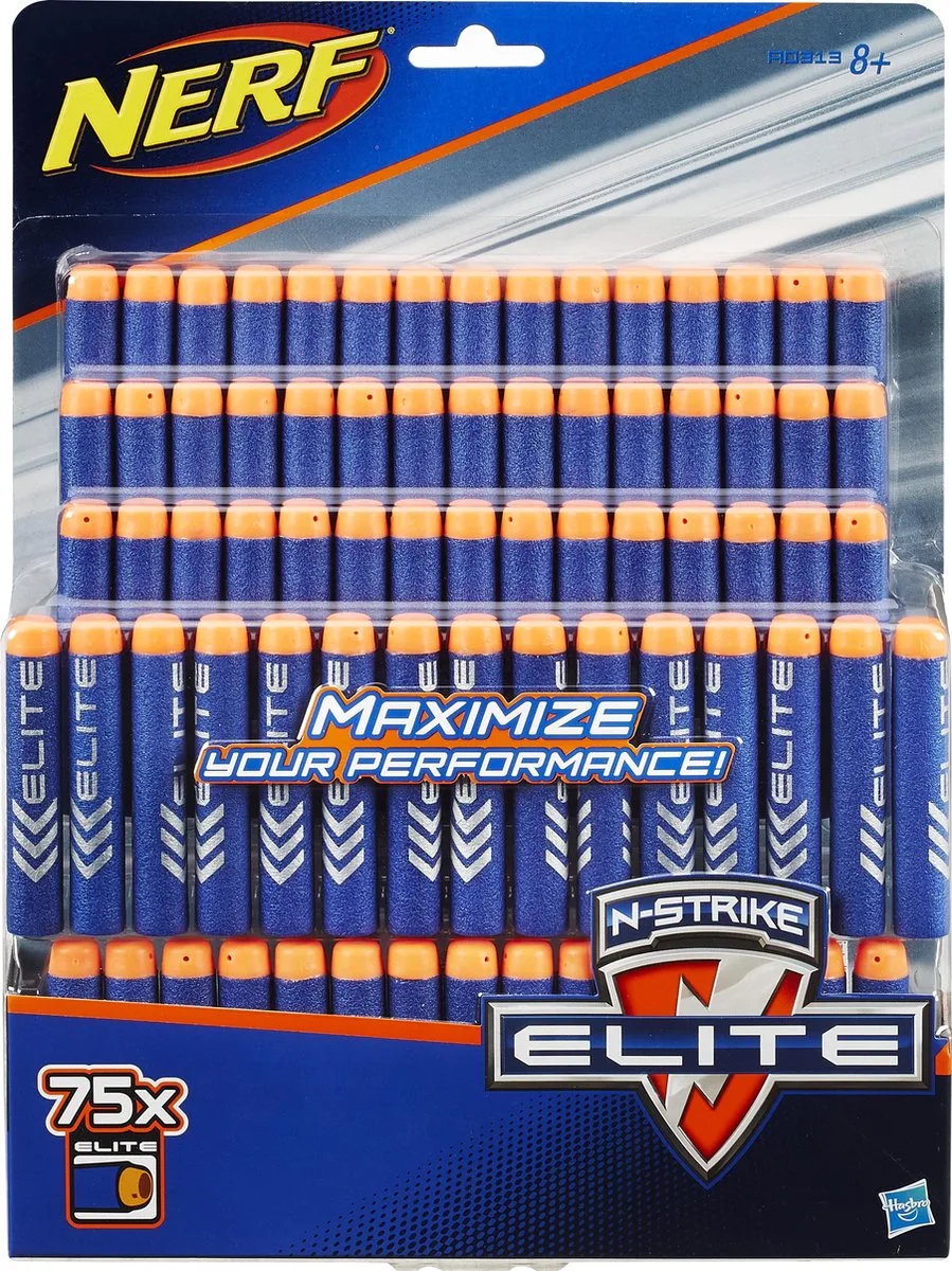N-Strike Elite 75 Darts Pack von Nerf in Blau – Produktfoto