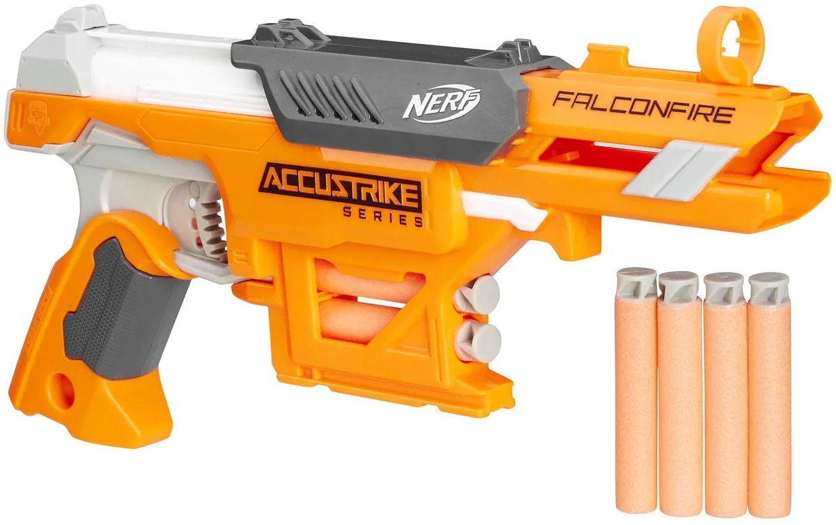 N-Strike Elite AccuStrike Falconfire - Blaster von Nerf in Orange – Produktfoto