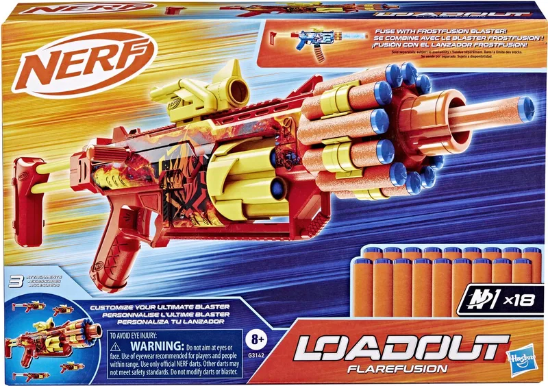 Loadout FlareFusion Blaster van Nerf in NERF Loadout FlareFusion Blaster – productfoto