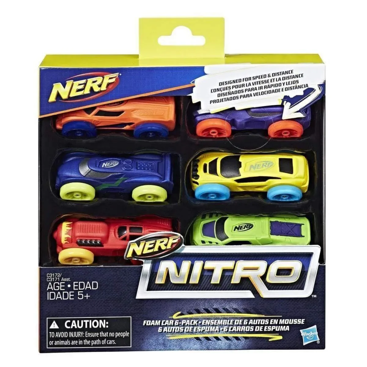Nitro Soft Racer 6er Pack 1 de Nerf – photo du produit