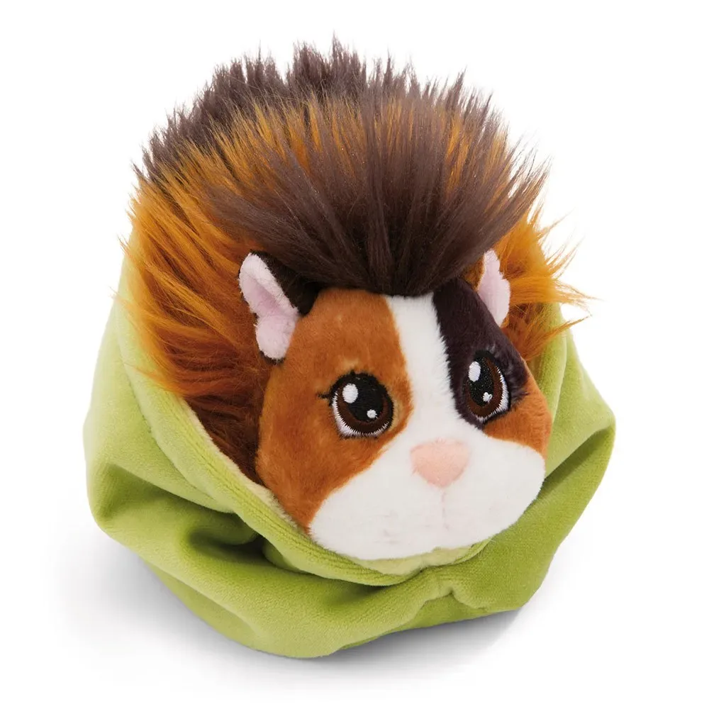 Marsvin Espresso-karamel I Kurv Teddy 12 Cm fra NICI – produktbillede