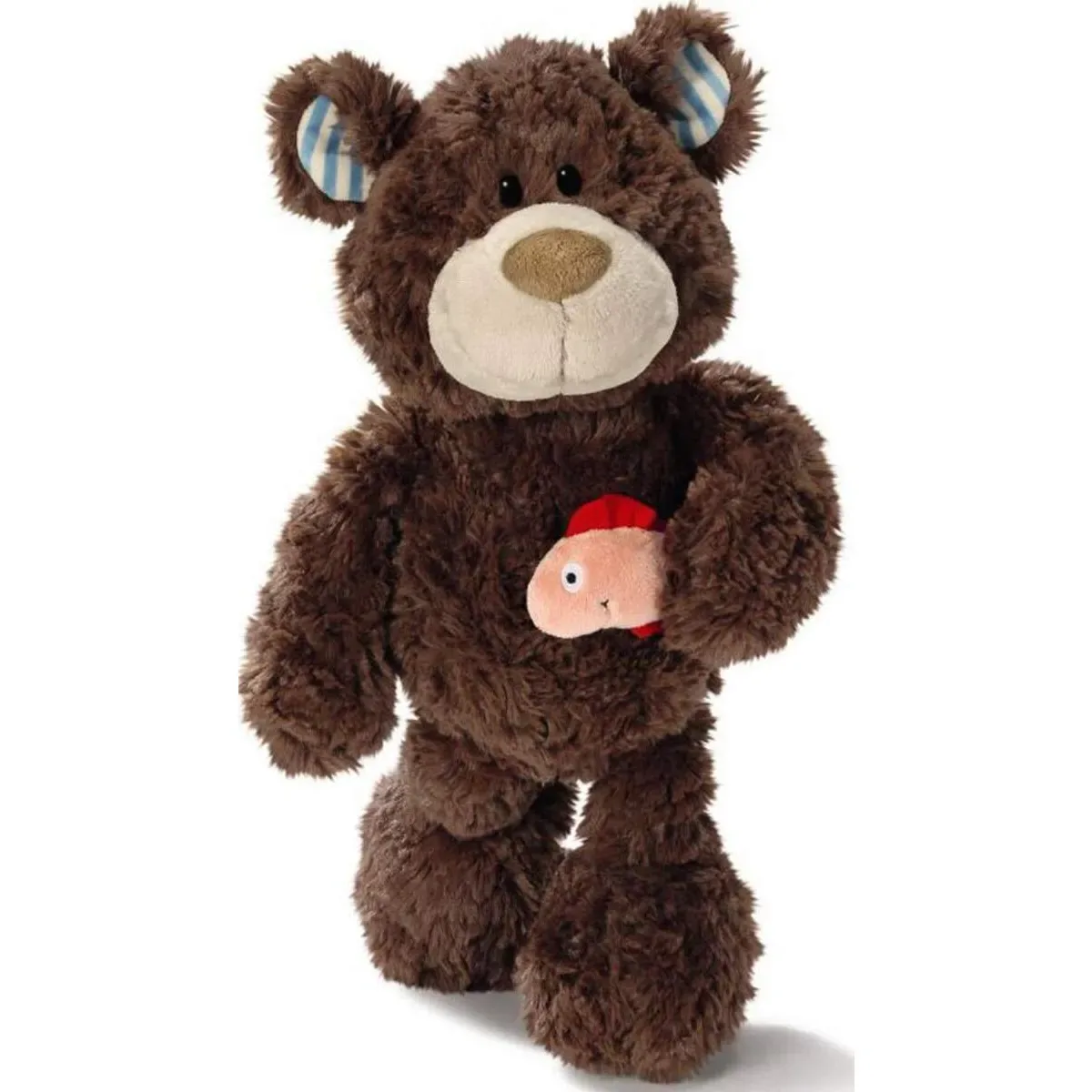Classic Bear 38149 Classic Bear Schlenker mit Lachs mit Magnet, ca. 25 cm by NICI in Brown – product photo
