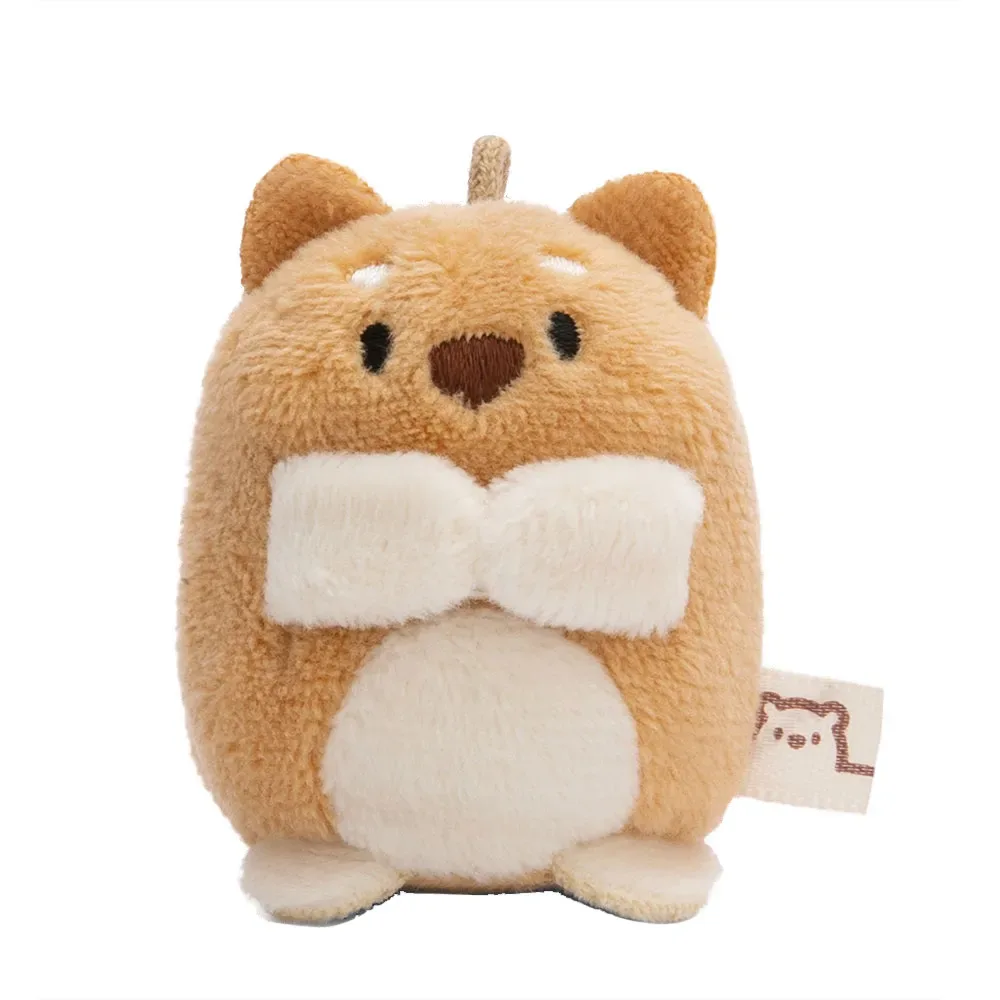 Hund Hiro Hellbraun Auf Kopfkarte Teddy 5 Cm von NICI – Produktfoto