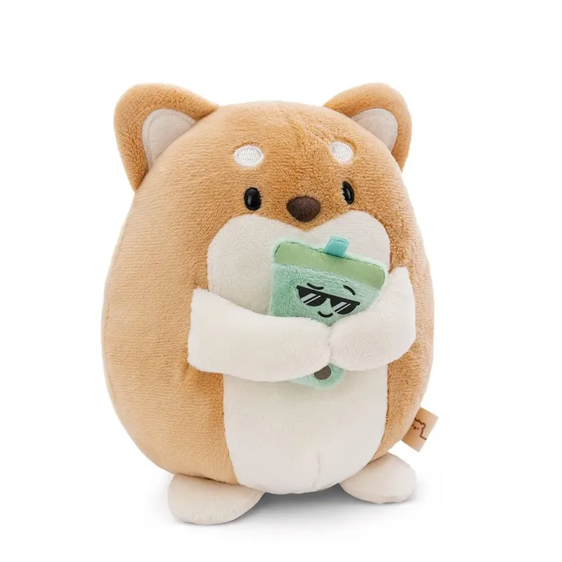Hond Hiro Met Bubble Tea In Cadeauverpakking Teddy 11x12x6.5 Cm 16 Cm från NICI – produktbild