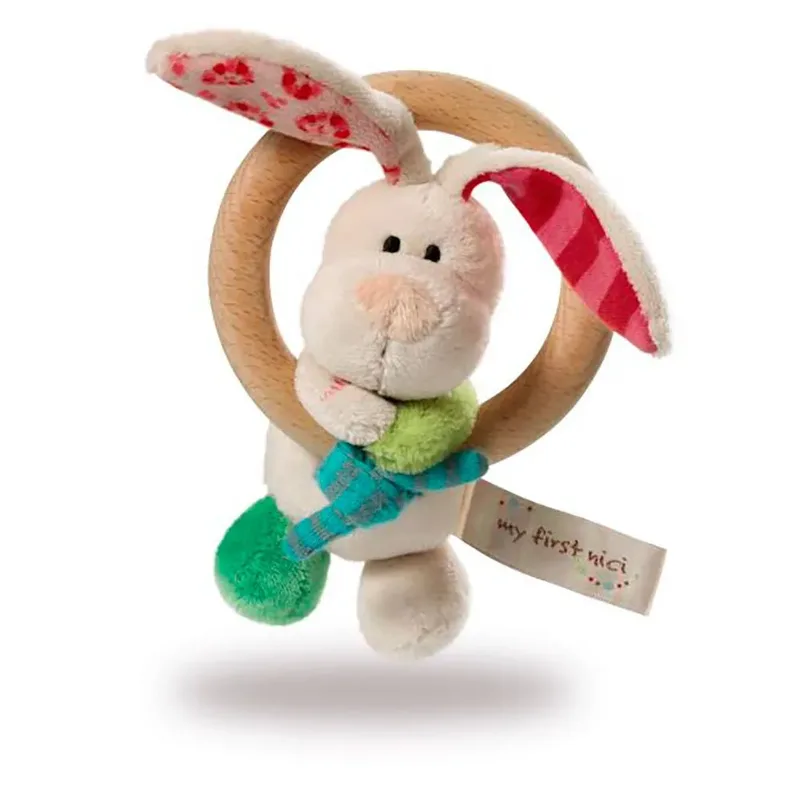 Holzgreifring Hase Tilli Mit Glockenrassel von NICI – Produktfoto