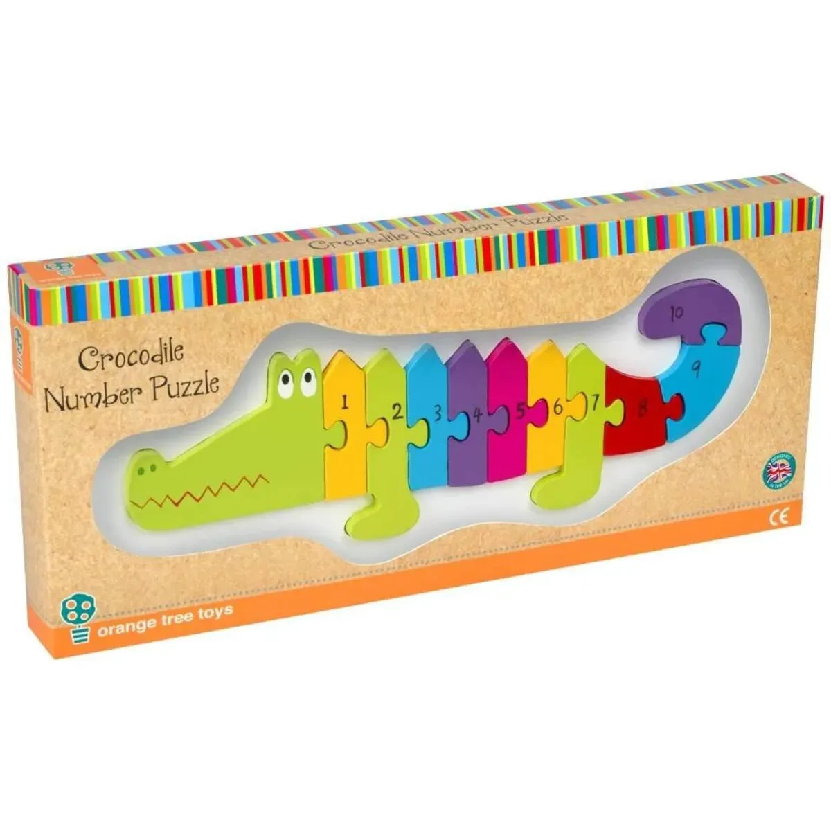 NICI 46012 Zahlenpuzzle Krokodil by NICI – product photo