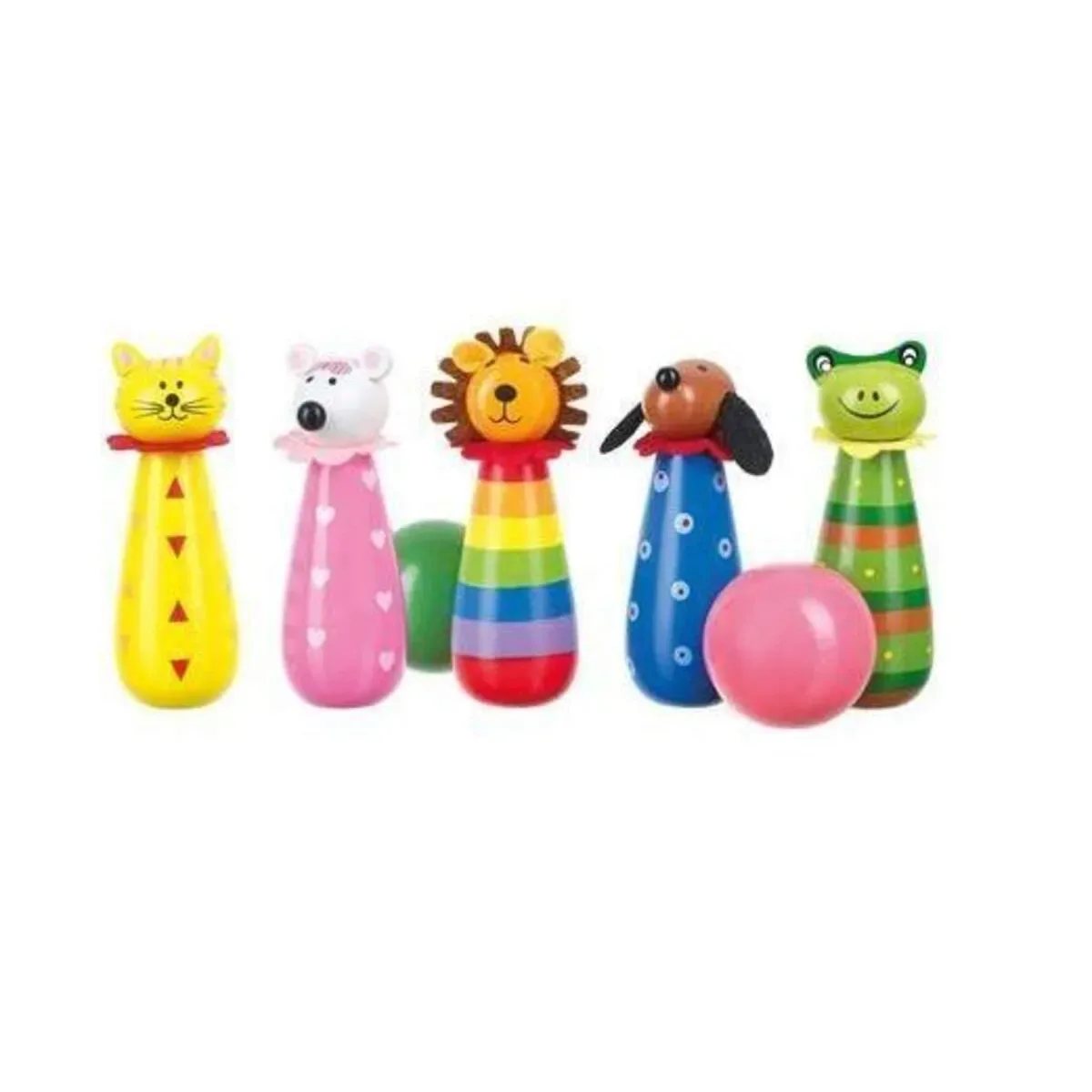 NICI 46024 Kegelspiel Tiere van NICI – productfoto