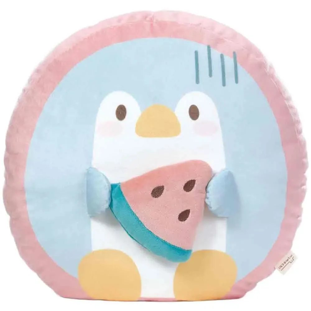 Pinguïn Waggelen Watermeloen Knuffel 35x33x12 Cm från NICI – produktbild