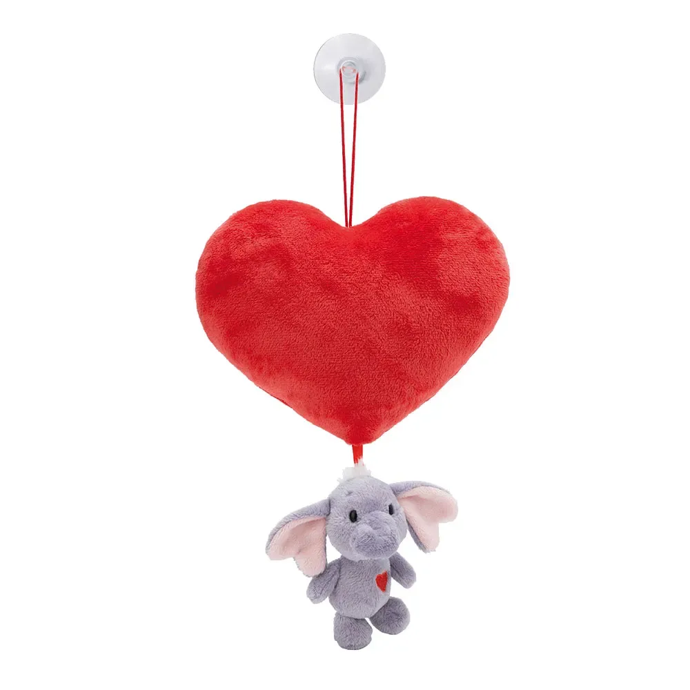 Plyschhjärta Med Elefant 15 Cm 10 Cm von NICI – Produktfoto