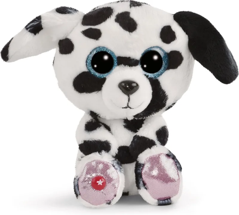 pluchen knuffel hond Dalmatier Dottino 15cm - Glubschis speelgoed. fra NICI i Flerfarvet – produktbillede