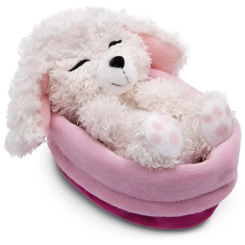 Poodle Hond Slaapt In Mand Teddy 12 Cm van NICI – productfoto 4 van 6