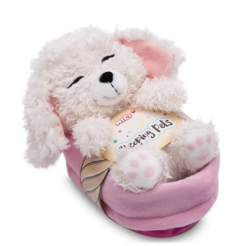 Poodle Hond Slaapt In Mand Teddy 12 Cm by NICI – product photo