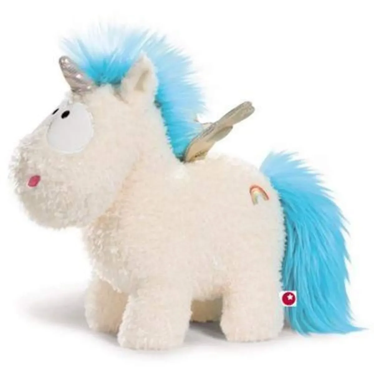 Theodor & Friends Einhorn Rainbow Flair mit Flügeln 22 cm de NICI en Blanc – photo du produit