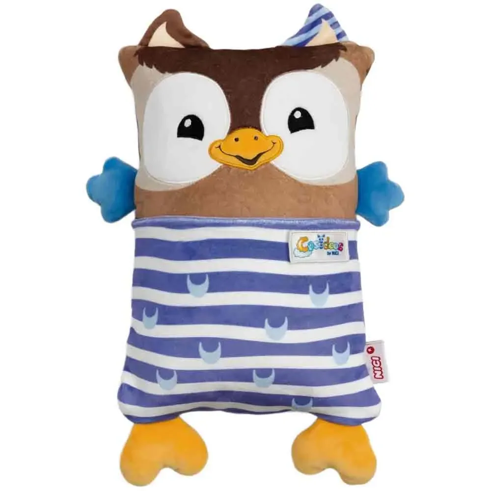 Hibou Fonction Réversible Peluche 30x20 Cm de NICI – photo du produit