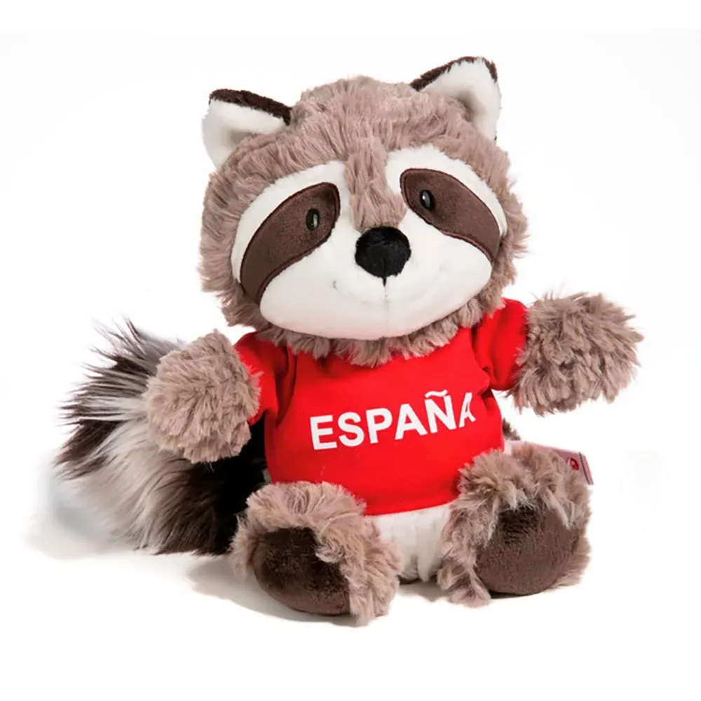 Wasbeer Hangend Met T-shirt Rood Spanje Teddy 25 Cm van NICI – productfoto