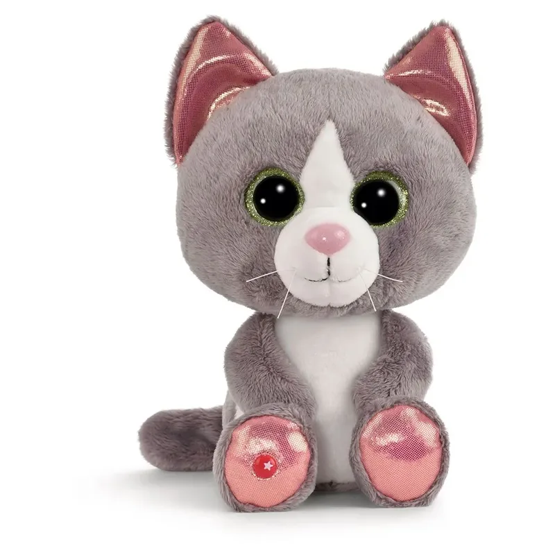 Zachte Glubschis Grijze Kat Felinja Hangende Knuffel 25 Cm van NICI – productfoto