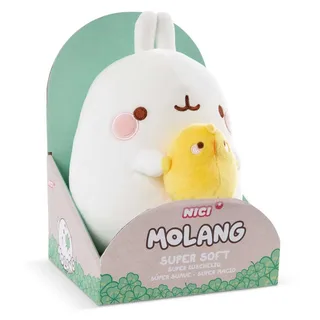 Peluche Toute Douce Molang Avec Piu Piu Dans Une Boîte Cadeau Teddy 24 Cm de NICI – photo du produit 5 sur 5