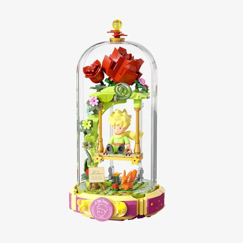 Pantasy, 3D Bouwblokjes, Le Petit Prince, Eternity Serie, Rose Swing, 86322, 9,9x11,1x19,7cm van Pantasy in Multicolor – productfoto