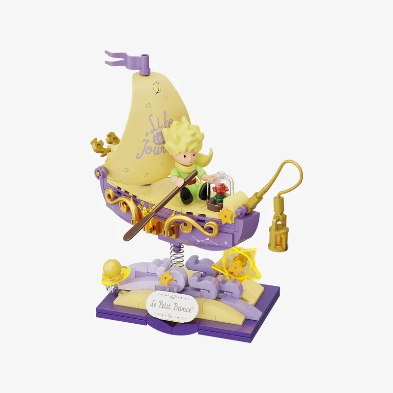 Pantasy, 3D Bouwblokjes, Le Petit Prince, Starry Ride, Boat, 86329, 12,1x15,5x8,9cm by Pantasy in Multicolor – product photo