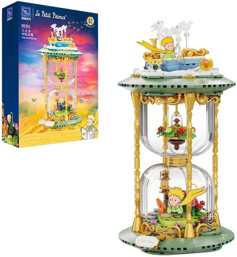 Pantasy, 3D Bouwblokjes, Le Petit Prince, The Hourglass, 86301, 17,3x17,3x31,3cm von Pantasy in Multicolor – Produktfoto