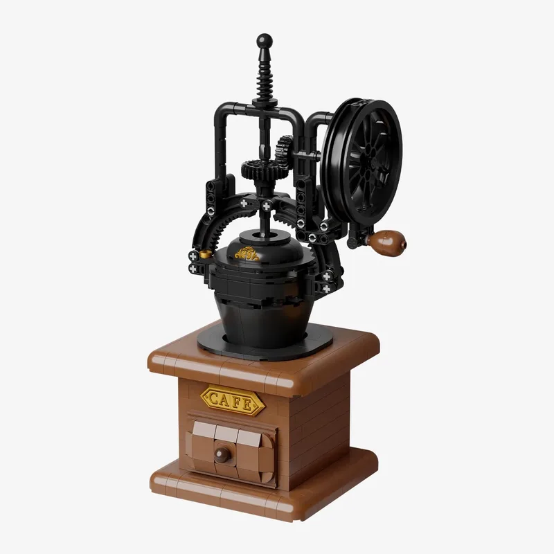 Pantasy, 3D Bouwblokjes, Retro collection, Coffee Grinder, 85053, 14,5x28,5x11,2cm von Pantasy in Alle bruintinten – Produktfoto