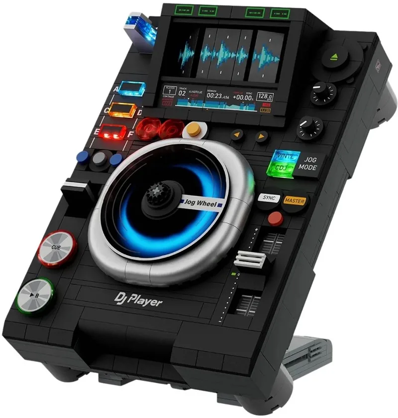 Pantasy, 3D Bouwblokjes, Retro collection, DJ Player, 85037, 16x19,3x20,8 von Pantasy in Multicolor – Produktfoto