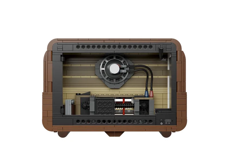 Pantasy, 3D Bouwblokjes, Retro collection, Radio, 85048, 22,4x9,6x15,1cm von Pantasy in Alle bruintinten – Produktfoto 5 von 5