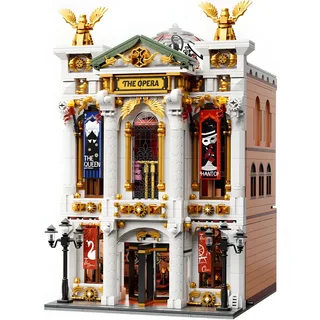 Pantasy 85019 The Opera Theater bouwset incl 5 minifigures | Classic Creator Modular Building | Expert Architecture Modelbouw | Technisch Educatief Speelgoed voor volwassenen & kinderen | DIY gebouwen geschikt voor Lego | Bouwdoos met 3518 bouwstenen de Pantasy en Architecture Opera, 3518 bouwblokken – photo du produit 1 sur 3