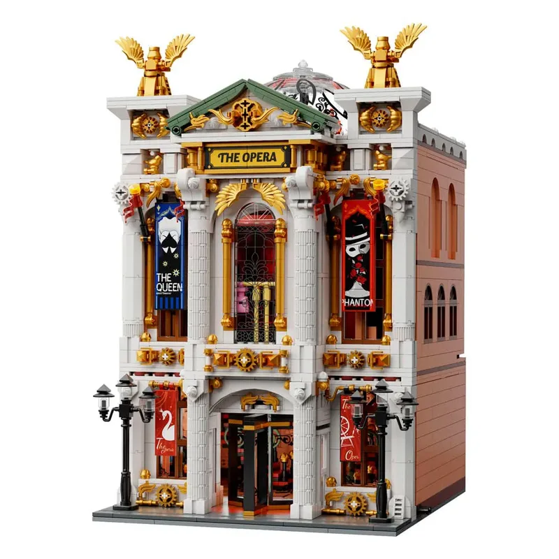 Pantasy 85019 The Opera Theater bouwset incl 5 minifigures | Classic Creator Modular Building | Expert Architecture Modelbouw | Technisch Educatief Speelgoed voor volwassenen & kinderen | DIY gebouwen geschikt voor Lego | Bouwdoos met 3518 bouwstenen de Pantasy en Architecture Opera, 3518 bouwblokken – photo du produit 3 sur 3