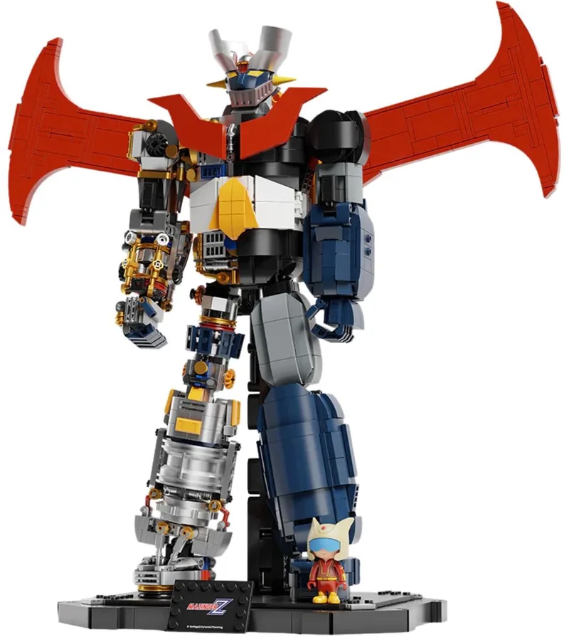 Pantasy 87301 Mazinger Mecha bouwset | Mega icons creator modelbouw | Technisch robot head constructie educatief speelgoed bouwpakketten voor volwassenen & kinderen | DIY expert anime manga figure decoratie gechikt voor lego | Bouwdoos met 1948 bloks by Pantasy in Action Figure – Mazinger Z Robot. – product photo