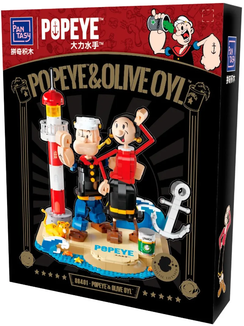 Popeye & Olive Oyl - 86401 - - ONESIZE de Pantasy en Meerkleurig – photo du produit