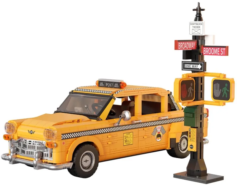 Retro Collection New York Yellow Cab - 85017 van Pantasy in Geel – productfoto