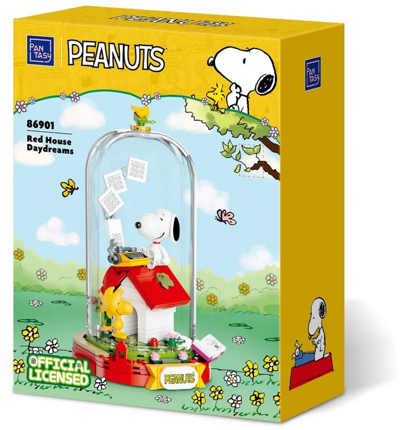 Snoopy - Red House Daydreams van Pantasy in Geel – productfoto