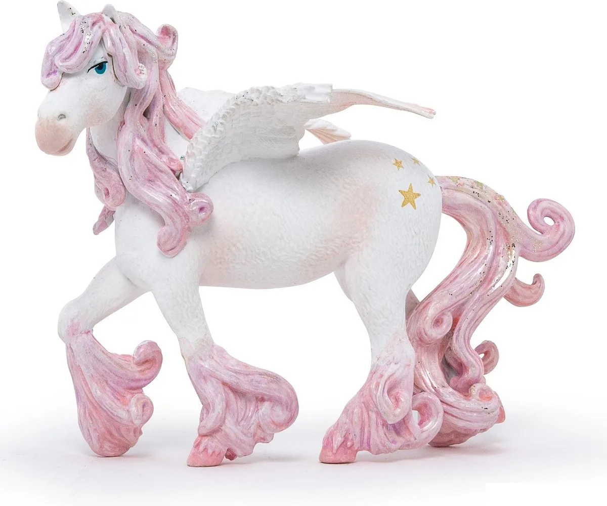 Fantasy Betoverende Pegasus 39205 de Papo en Rose, Blanc – photo du produit