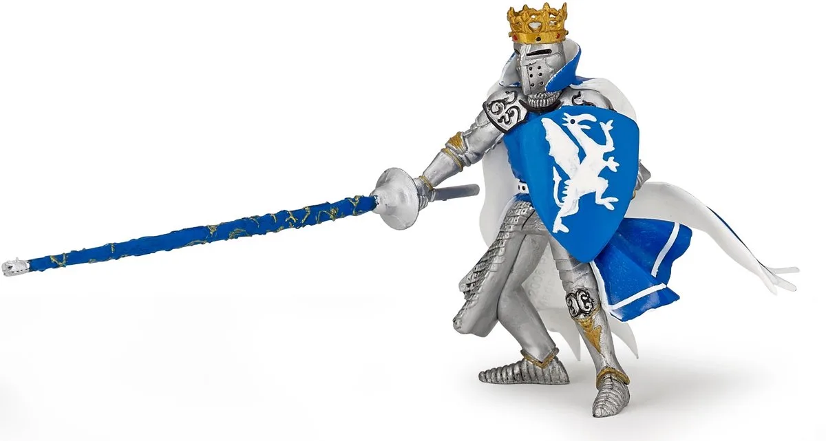 Koning der Draken in blauw de Papo en "blauw – photo du produit