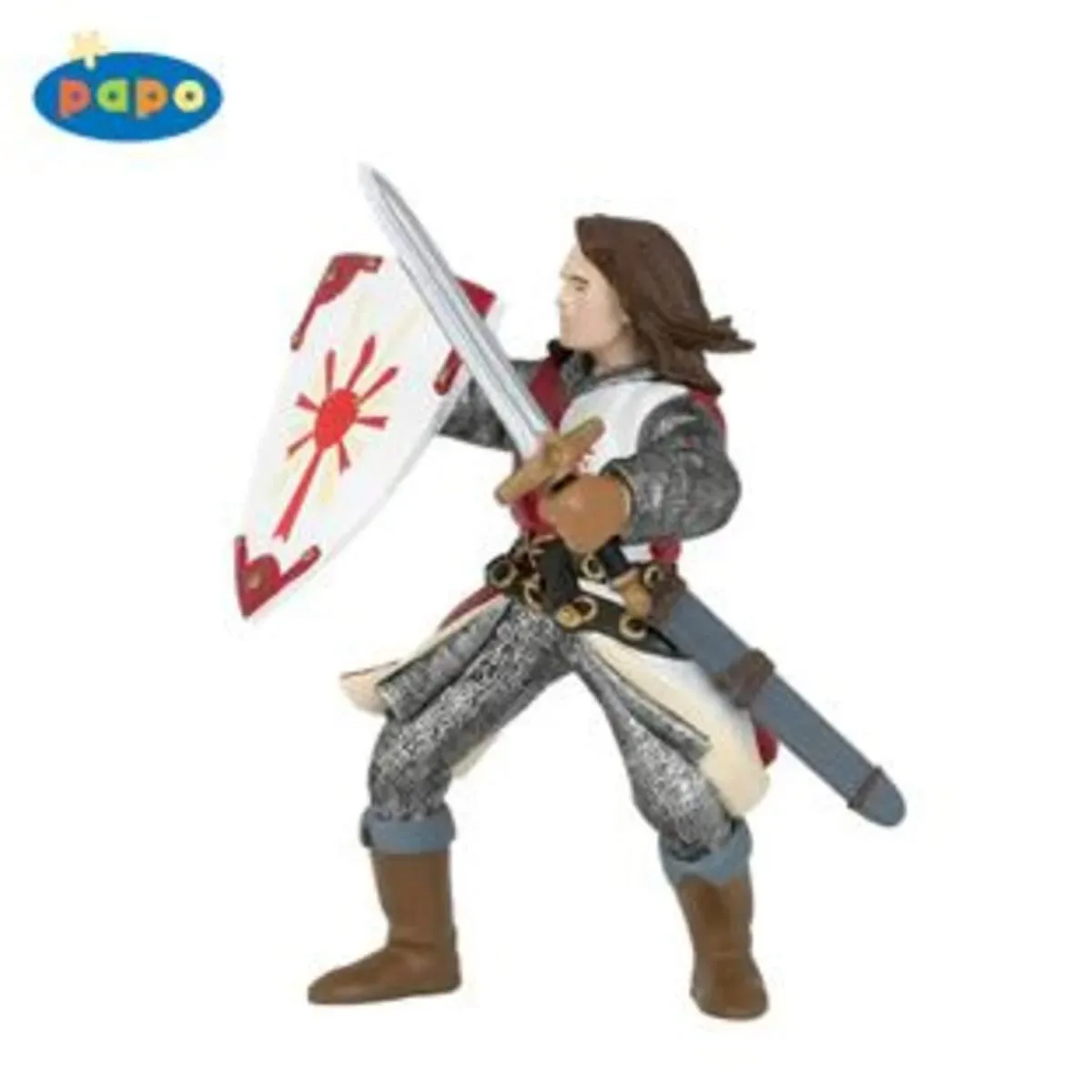 Papo 39282 Lancelot de Papo en Rouge – photo du produit