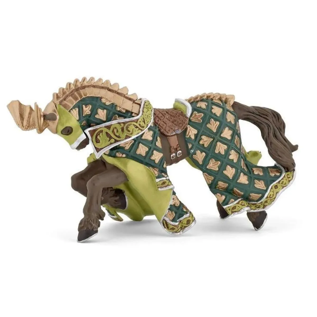 Papo 39923 Pferd des Waffenmeisters Drache de Papo en Marron – photo du produit