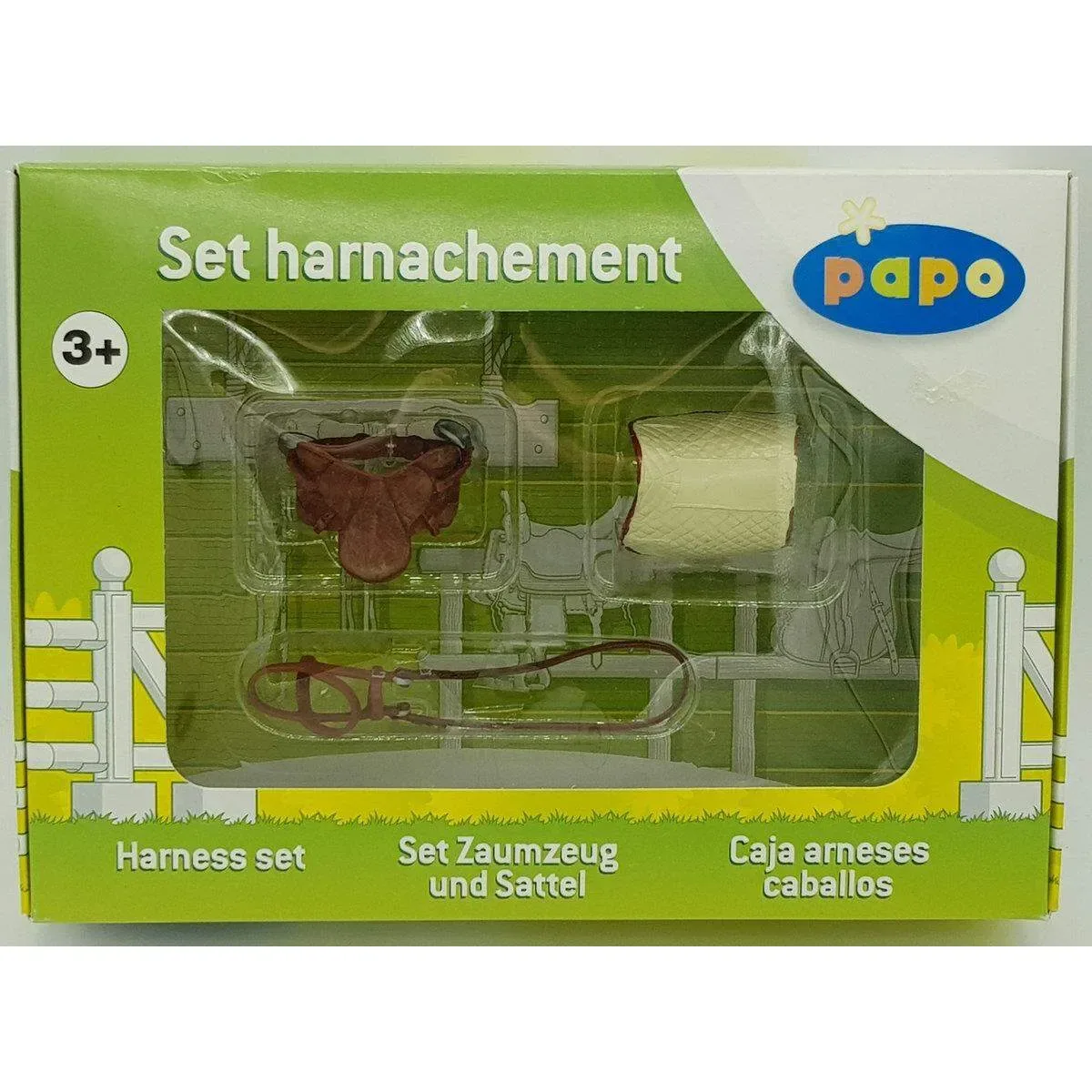 Papo 50091 Set Zaumzeug und Sattel de Papo – photo du produit